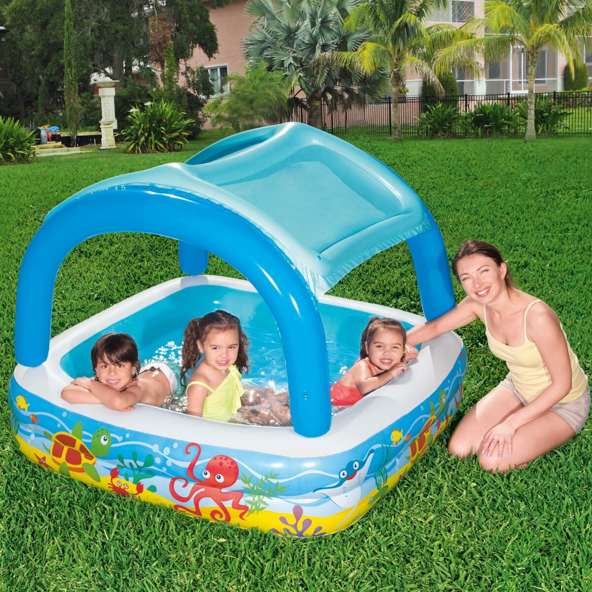 Bērnu baseins Bestway 140 x 140 x 114 cm